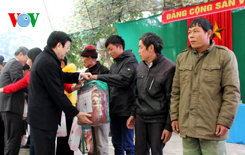 Президент Вьетнама посетил провинцию Шонла с рабочим визитом